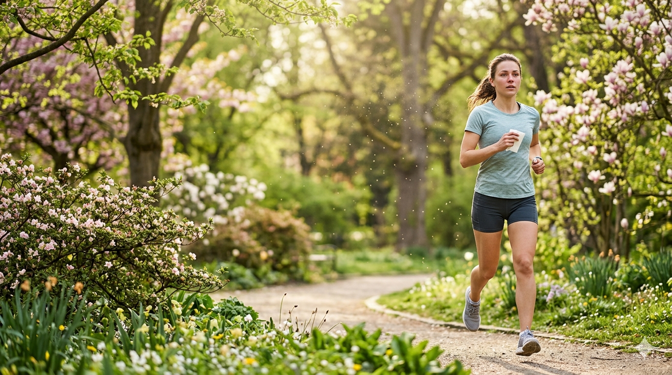 Heuschnupfen und Training: Wie Sport trotz Pollenbelastung möglich bleibt