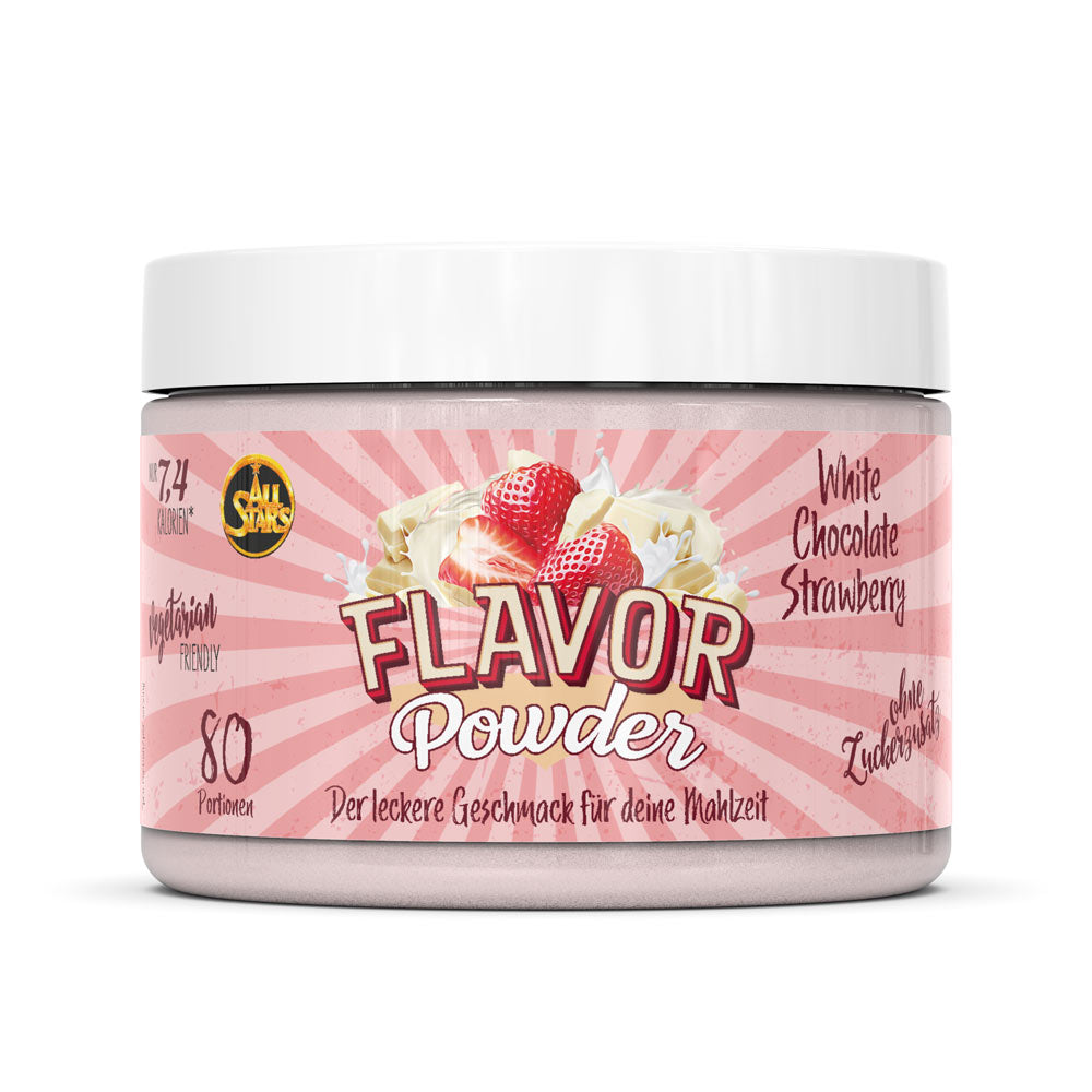 ALL STARS Flavor Powder White Chocolate Strawberry 240 g Dose