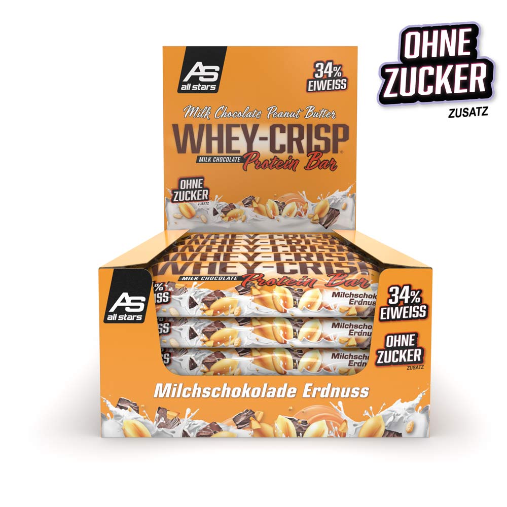 ALL STARS Whey Crisp  Penaut  im Tray