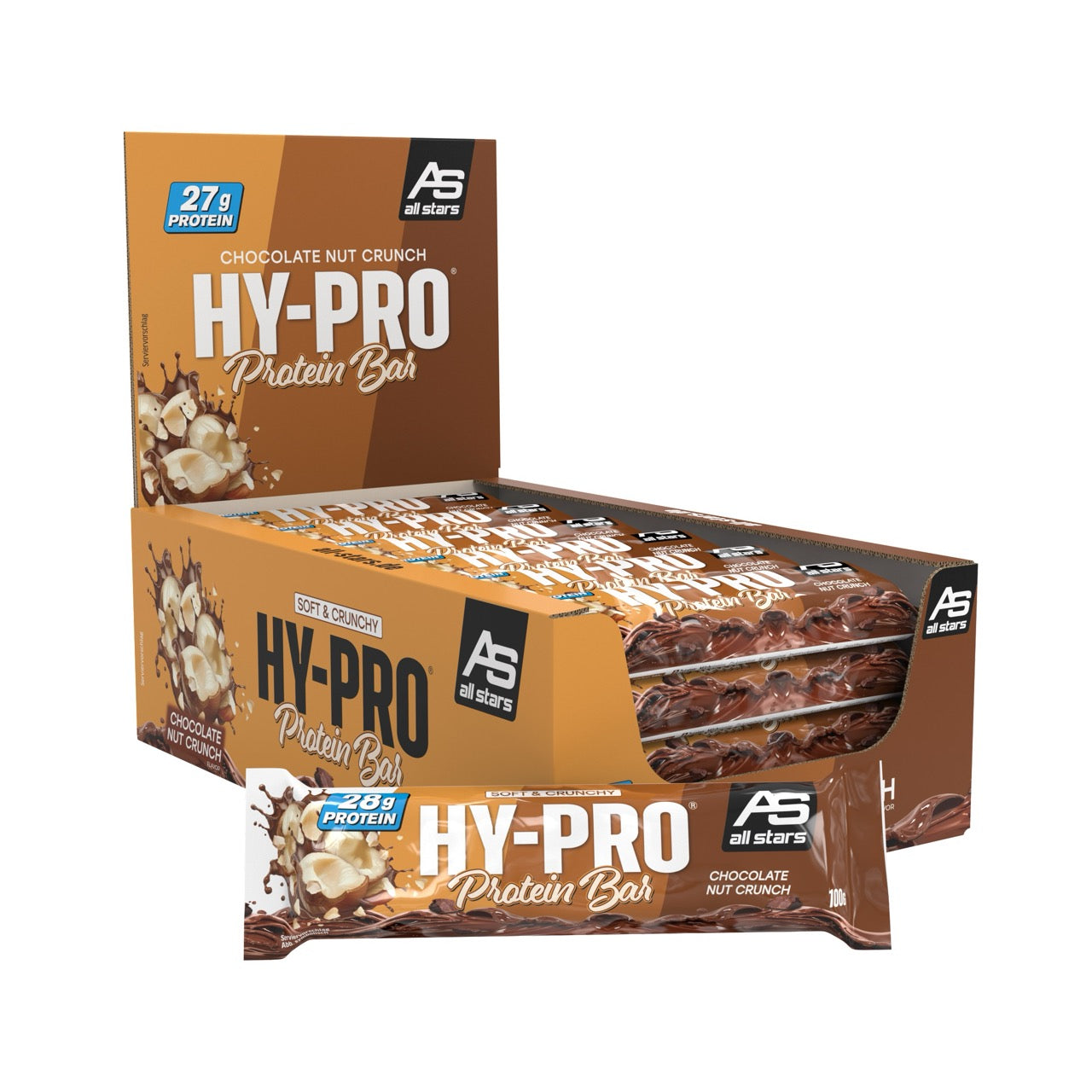 Gro (HYPRO BAR_100g_Choc Nut CDU + BAR (Cutout))